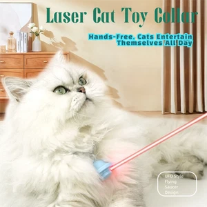 Bell Shaped Cat Laser Collar Automatic Cat Teaser Toy Interactive Play - Picture 1 of 14