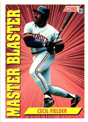 1991 SCORE 693 CECIL FIELDER MASTER BLASTER - Image 1 of 2