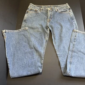 Lucky Brand Jeans Size 6/28 LONG Denim Dungarees Made In USA Y2K READ* - Picture 1 of 21