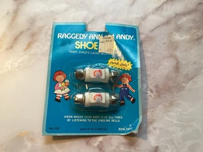 Vintage Unopened Raggedy Ann And Andy Jingle Shoe Ties - Image 1 of 2