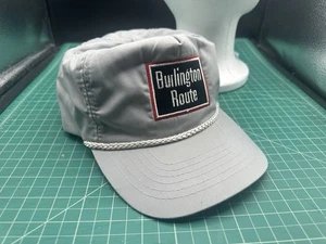 Vintage Burlington Route Embroidered Hat. Railroad. BNSF.              F - Picture 1 of 8