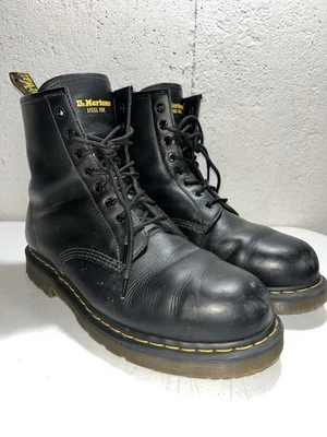 Dr Martens Airwair 1460 SR скольжения устойчивый стальной носок кожаные ботинки мужской размер 14 США - Изображение 1 из 4