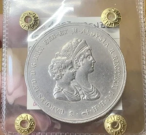 MONEDA REINO DE ETRURIA CARLO LUDOVICO DE BORBÓN DENA 1807 FLORENCIA BB/SPL - Imagen 1 de 3