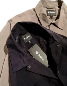 Goldwin Nylon Coach Jacket GL14133 XXL Black Recycled Water Resistant Outdoor JP - Picture 1 of 4