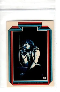 KISS COLLECTOR CARD PUZZLE PIECE #13 1978 DONRUSS AND AUCOIN MGT - Picture 1 of 2