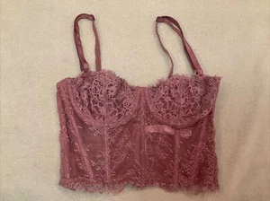 Dream Angels Longline Bra Dusty Rose 32C Lingerie - Picture 1 of 4