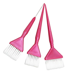 3PC Hair Color Brushes Coloring Dying Bleaching Brush Kit for Household Or Salon - Picture 1 of 12