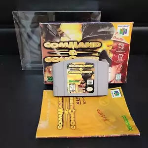 AUTHENTIC Command & Conquer NINTENDO N64 CIB COMPLETE + BOX + INSTRUCTIONS - Picture 1 of 5