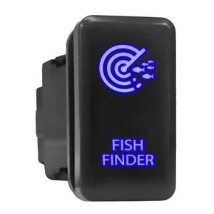 Fischfinder - LED Drucktaster Ersatz für Toyota (1,54 x 0,83 Zoll) blau - Bild 1 von 3