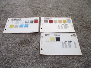 PAINT COLOR REFERENCE ISUZU 1981/1984 PAINT CHIP SAMPLES - Picture 1 of 3