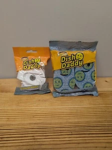 Scrub Daddy Dish Daddy Dishwand Adapter & Scratch Free Dish Daddy 2 Pack - Picture 1 of 6