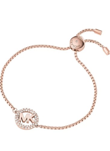Bracciale Michael Kors Blush Rush Bead Acciaio Inox MKJ7321791 Nuovo con etichette