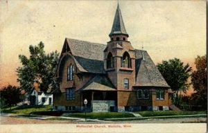 ANFANG 1900. MADELIA, MN. METHODISTISCHE KIRCHE. POSTKARTE SL11 - Bild 1 von 2