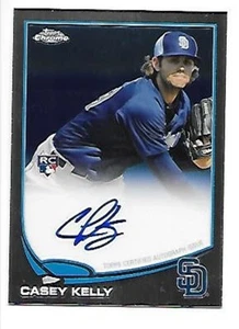 CASEY KELLY 2013 Topps Chrome #105 Rookie Autografo PADRES FREE COMBINATO S/H - Foto 1 di 1