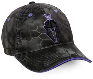 Kryptek Performance Typhon / Purple Helmet Logo Black Camo Cap for Women  - Picture 1 of 2
