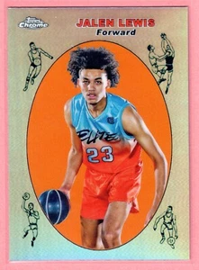 2021-22 Topps Chrome Overtime Elite OTE Jalen Lewis 1969 Throwback RC SP - Imagen 1 de 2