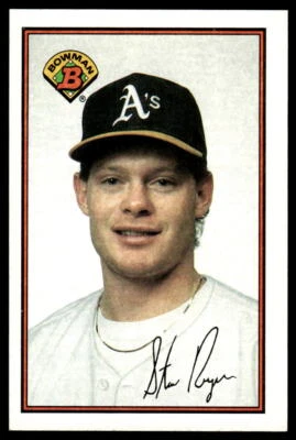 1989 Bowman  #195 Stan Royer - Oakland Athletics   Rookie - Image 1 of 2