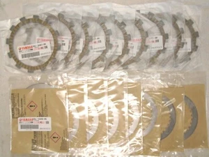 New OEM Yamaha clutch 9 friction & 8 steel plates kit 2009-2016 YZ250F plate set - Picture 1 of 1