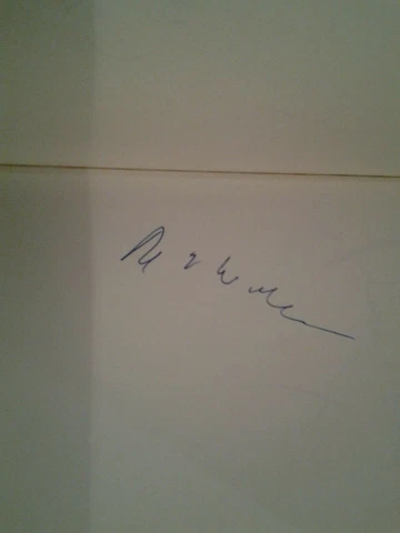 ANDREW LLOYD WEBBER   SIGNED AUTOGRAPH BOOK PAGE                B5 Cover