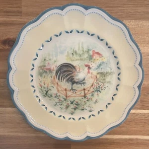 LENOX Provenzal Jardín POLLO Cerca 9.5" Redondo Porcelana Plato de Cena Pastel - Imagen 1 de 5
