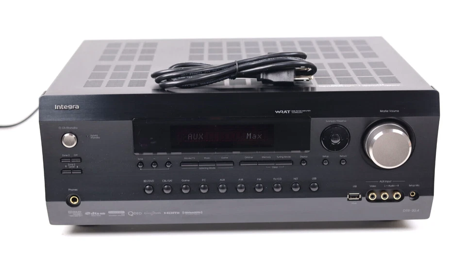 TESTED Integra DTR 20.4 AV Stereo Receiver DTS-HD QDEO HDMI 4K Upscaling 3D p499 - Image 1 of 4