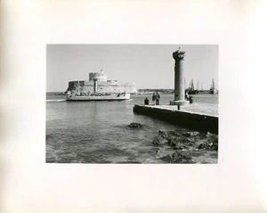 Foto da viaggio vintage anni 50 RODI GRECIA Fortezza crociata nel sito del Colosso - Foto 1 di 1