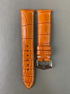 Genuine leather Skin Watch Strap Band size 14 16 17 18 19 20 21 22 23 24 25 26mm - Picture 1 of 13