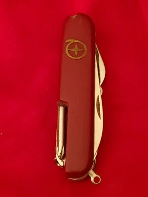 Vintage Rostfrei Switzerland Swiss Army Red 6 Multi Tool Folding Pocket Knife - Image 1 of 4
