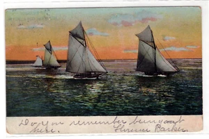 Souvenir of Midland Beach, Staten Island PM 1906 Midland Beach & New Dorp - Bild 1 von 2