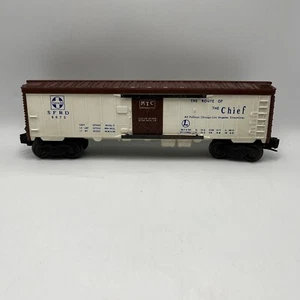 VINTAGE POSTWAR LIONEL 6672 SANTA FE “ROUTE OF THE CHIEF” REFRIGERATOR CAR - EUC - Picture 1 of 13