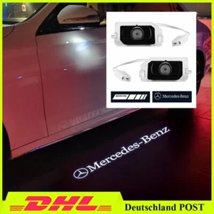 2Stk Acryl Willkommen Schatten Licht Rückspiegel Logo Projektor Für MercedesBenz - Bild 1 von 5