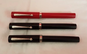 Shaeffer Fountain Pens. 3 Calligraphy Style. 2 Med., 1 Fine & 1 Broad Italic Nib - Picture 1 of 15