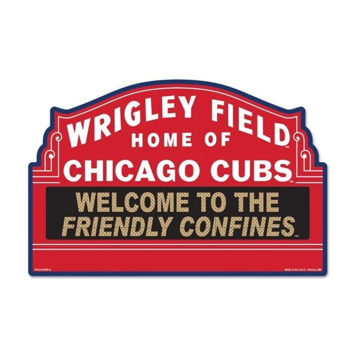CHICAGO CUBS WRIGLEY SCOREBOARD 11"X17" PLASTIC SIGN DURABLE POSTER MLB LICENSED - Image 1 of 1
