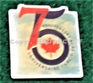 RCAF 75th ROYAL Canadian AIR FORCE Canadian Forces Lapel Pin - Picture 1 of 4