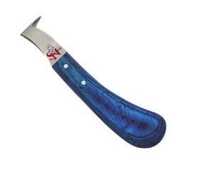 Cuchillo de aro grande Farrier con mango de color azul Pick - Imagen 1 de 1
