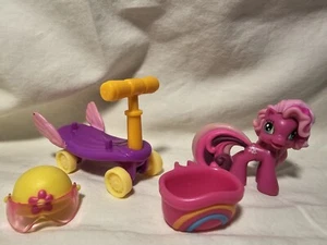My Little Pony Ponyville Rainbow Dash Scooter & Cheerilee Pony Acc. Lot - Picture 1 of 9