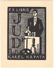 ANTONIN BURKA: Exlibris fr JUDr. Karel Krpata