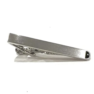 Daily Wear Brush Silver Tie Clip Men Birthday Wedding Fashion Tie Bar With Box - Picture 1 of 5