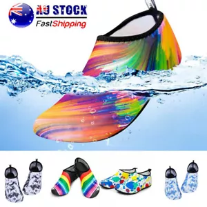 Mens Women Kids Water Shoes Aqua Sock Yoga Beach Surfing Reef Swimming Diving - Picture 1 of 39