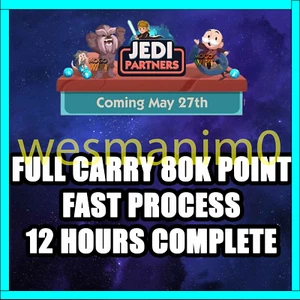 🍀Monopoly_Partners_Event-Go 🍂JEDI_Partner_FULL_CARRY_80K_FAST_COMPLETE - Picture 1 of 1