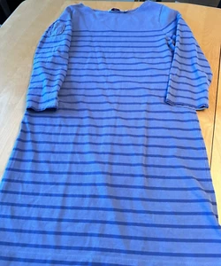 VINEYARD VINES STRIPE COTTON LS DRESS WOMENS SZ XS - Picture 1 of 5