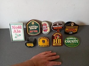 9 PLATTEN PUMP CLIPS BADGES PUMPE BIERZAPFANLAGE - Bild 1 von 19