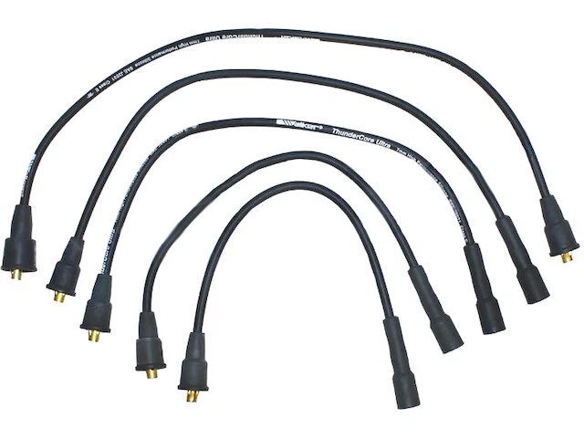 For 1979, 1981-1982 Lancia Zagato Spark Plug Wire Set Walker 82772ZWJS - Image 1 of 2