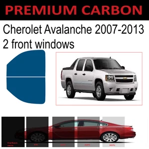 Premium Carbon Window Tint fits Chevrolet Avalanche 2007-2013 truck precut 2f - Foto 1 di 5