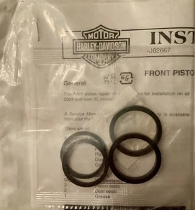 43529-04 HARLEY-DAVIDSON 2004-UP SPORTSTER XL FRONT CALIPER SEAL KIT OEM NOS - Bild 1 von 1