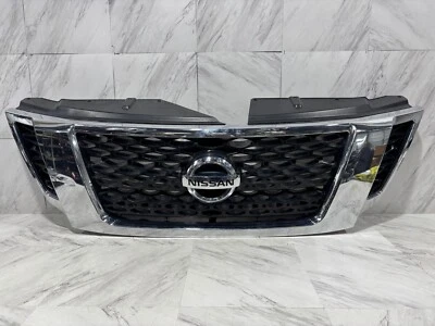 2017-2020 NISSAN ARMADA GRILLE OEM UPPER FRONT GRILLE WITH CAMERA 62310-5ZW0A - Image 1 of 4
