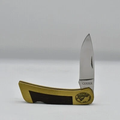 Navaja de bolsillo plegable vintage Gerber Sportsman Portland Oregon 97223 Foto 1 de 4