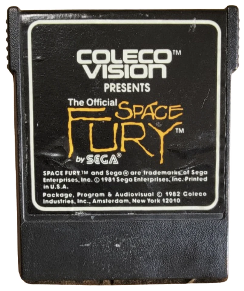 Cartucho de jogo Space Fury (ColecoVision) limpo/testado/funciona! - Imagem 1 de 1