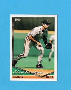 BASEBALL CARD-TOPPS 1994-n.729-STEVE SCARSONE-GIANTS