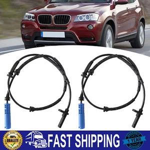 2pcs for BMW X3 2004-2008 2009 2010 Front ABS Wheel Speed Sensor Right + Left - Picture 1 of 3